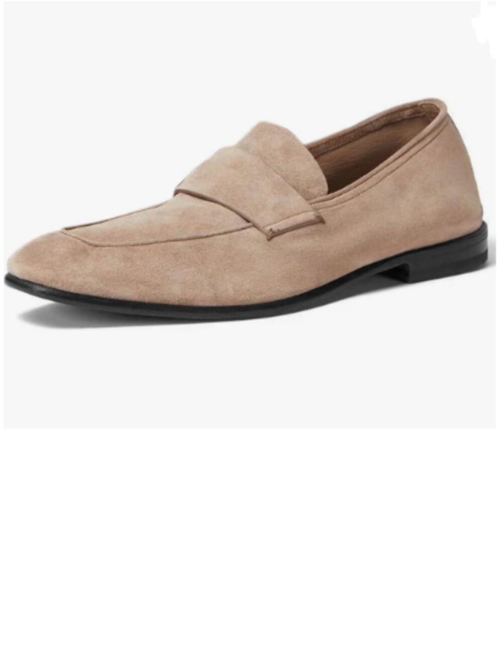 FOWT Brown Men Retro Round Toe Slip On Loafers Low Heel Comfy Casual Daily Shoe